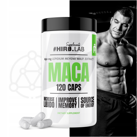 Maca, Hiro Lab, 120 de capsule [6]