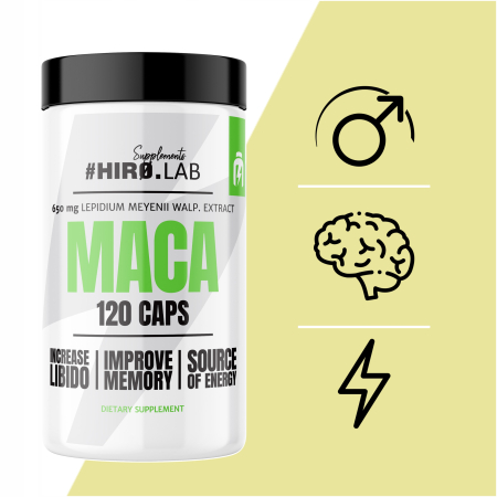 Maca, Hiro Lab, 120 de capsule [7]