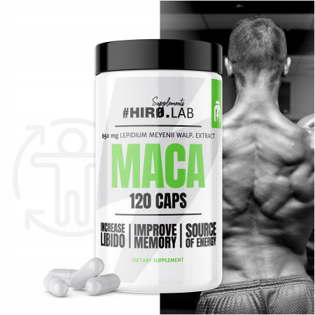 Maca, Hiro Lab, 120 de capsule [3]
