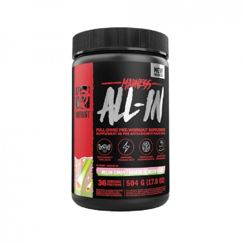 Pre-workout - Pre-workout, Mutant, Madness All-in, 504 grame, pudra