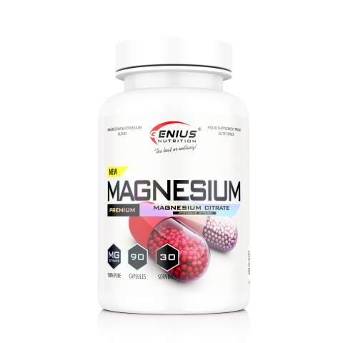 Magneziu - Magneziu, Genius Nutrition, 90 de capsule