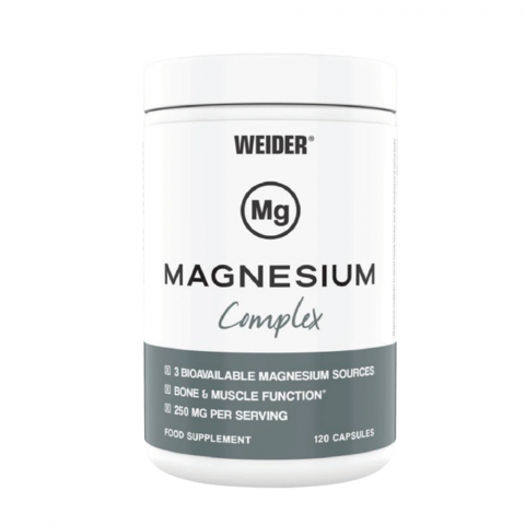 Magneziu - Magneziu, Weider, Magnesium Complex, 120 de capsule