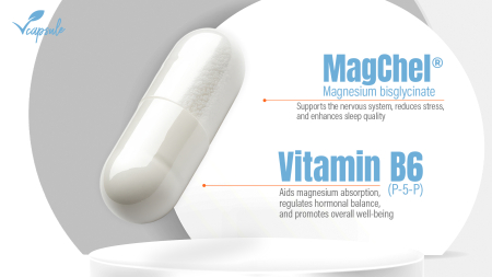 Magneziu bisglicinat, Hiro Lab, Magnesium Glycinate, 120 de capsule [4]