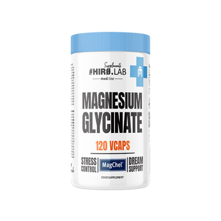 Longevitate - Magneziu bisglicinat, Hiro Lab, Magnesium Glycinate, 120 de capsule