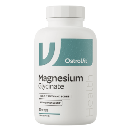 Magneziu - Magneziu bisglicinat, OstroVit, Magnesium Glycinate, 90 de capsule