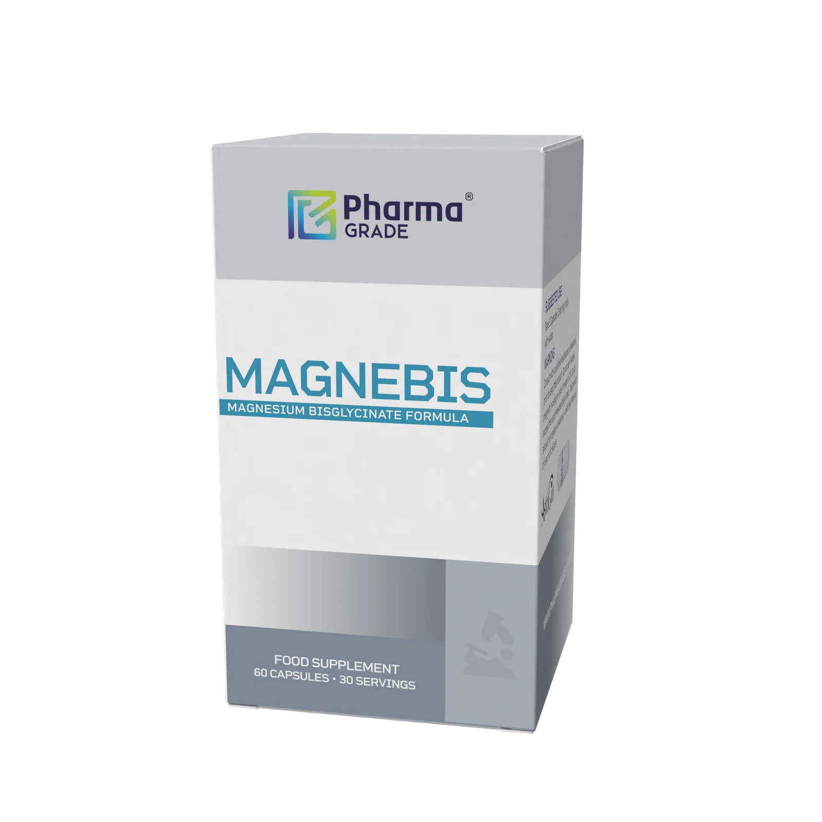 Magneziu bisglicinat, Pharma Grade, Magnebis, 60 de capsule [0]