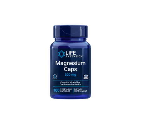 Magneziu - Magneziu complex, Life Extension, Magnesium Caps 500mg, 100 de capsule