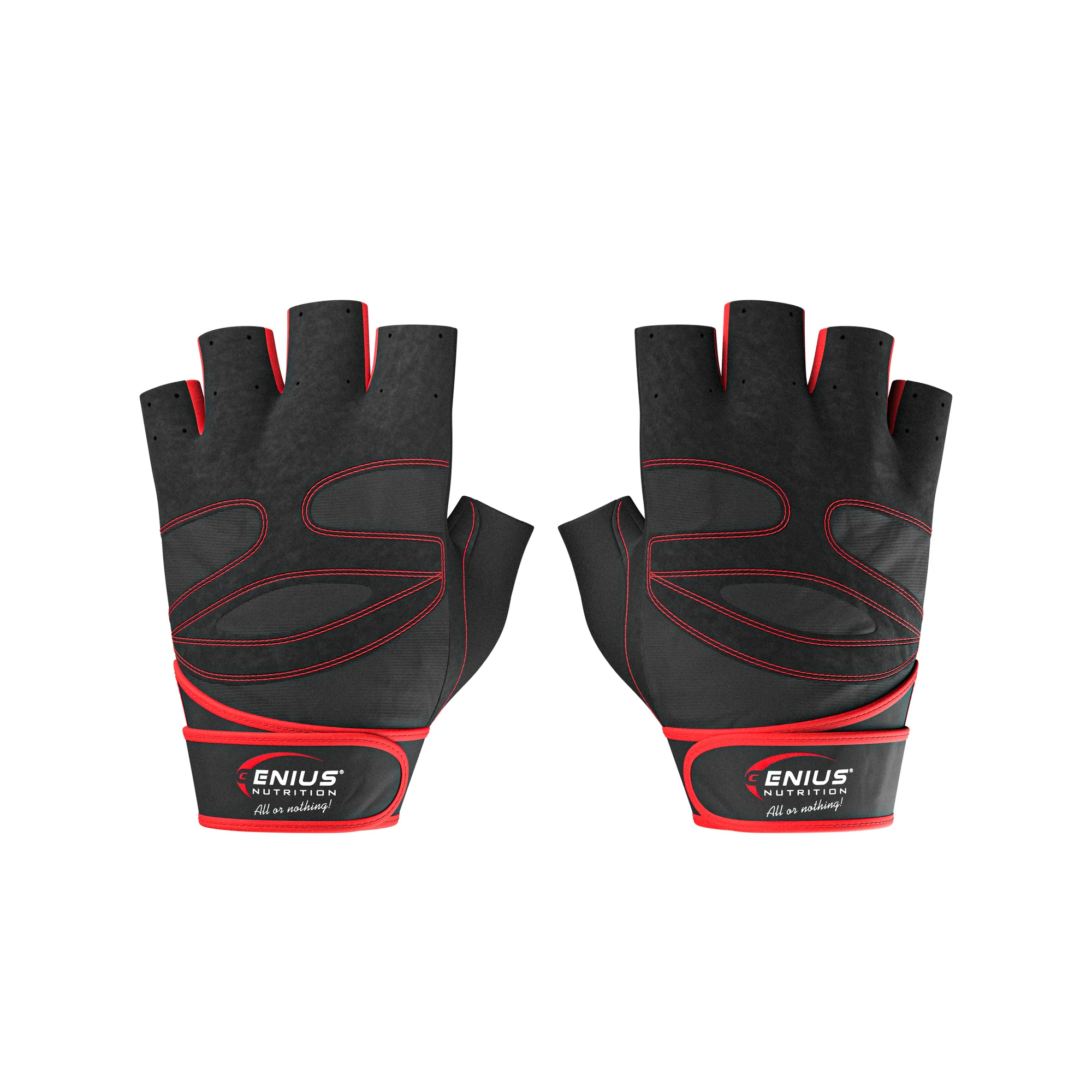 Manusi - Manusi, Genius Nutrition, Gym Gloves, Red