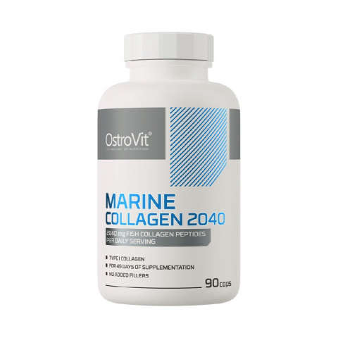 Sanatate articulatii - Colagen marin, Ostrovit, Marine Collagen, 2040mg, 90 de capsule