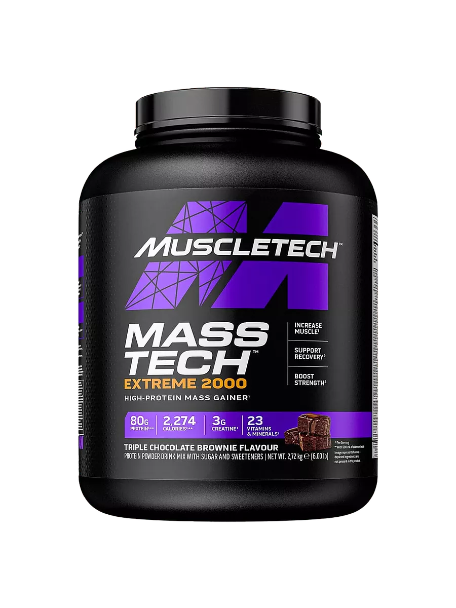 Gainer - Gainer, MusleTech, Mass Tech 2000 Extreme, 2.72kg, pudra proteica