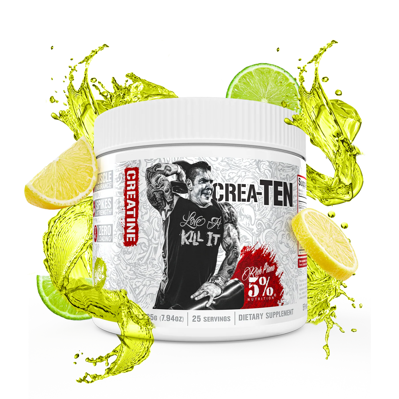 Matrici de creatina - Matrice de creatina, 5% Rich Piana, Crea-Ten, 225 de grame, pudra