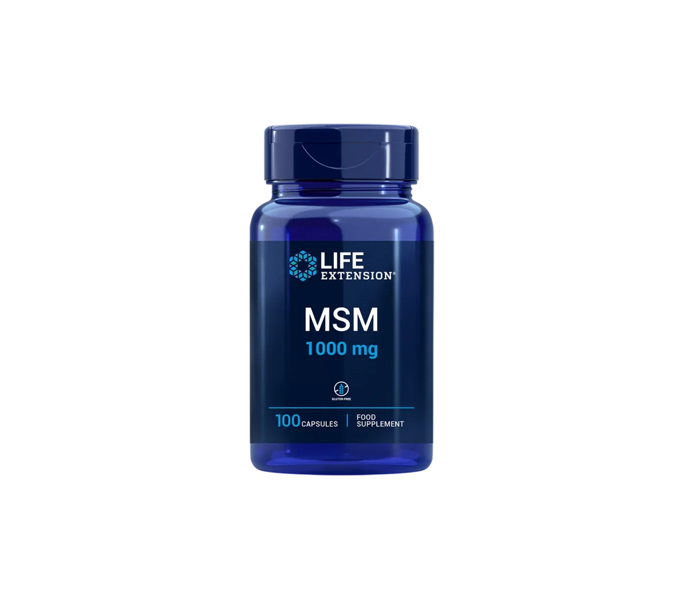 Sanatate articulara - MSM, Life Extension, MSM 1000mg, 33 de portii, 100 de capsule