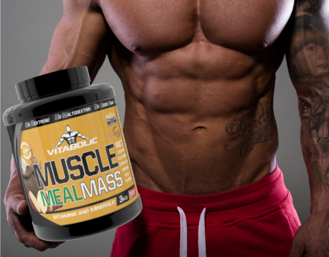 Inlocuitor de masa, Vitabolic, Muscle Meal Mass, 3kg, pudra proteica [1]