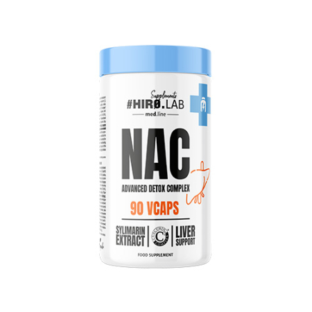 Vitamine si minerale - N-acetyl-cysteine, Hiro.Lab, NAC Advanced Detox Complex, 90 de capsule