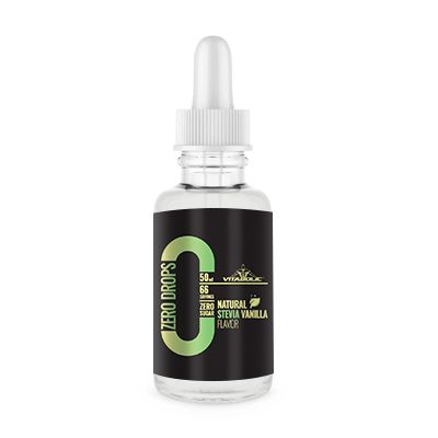 Gustari proteice - Indulcitor natural, Vitabolic, Natural Zero Drops, sticluta de 50 ml