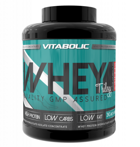 Blend proteic - Blend de proteina, Vitabolic, New Whey Trilogy, 2 Kg, pudra proteica