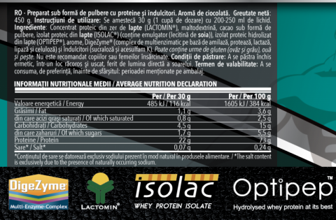 Concentrat proteic, Vitabolic, Whey Trilogy, 900 de grame, pudra proteica [3]