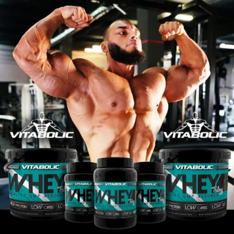 Concentrat proteic, Vitabolic, Whey Trilogy, 900 de grame, pudra proteica [2]