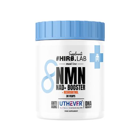 Vitamine si minerale - Nicotinamide mononucleotide, Hiro.Lab, NMN NAD+ Booster + Resveratrol, 30 de capsule