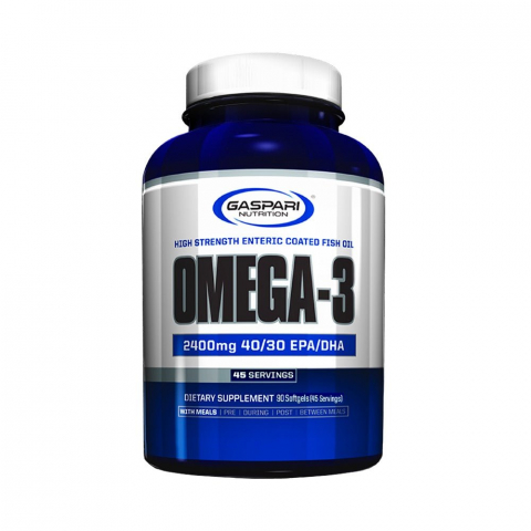Omega 3 - Omega 3, Gaspari Nutrition, Omega-3 2400mg 40/30 EPA/DHA, 90 de capsule moi