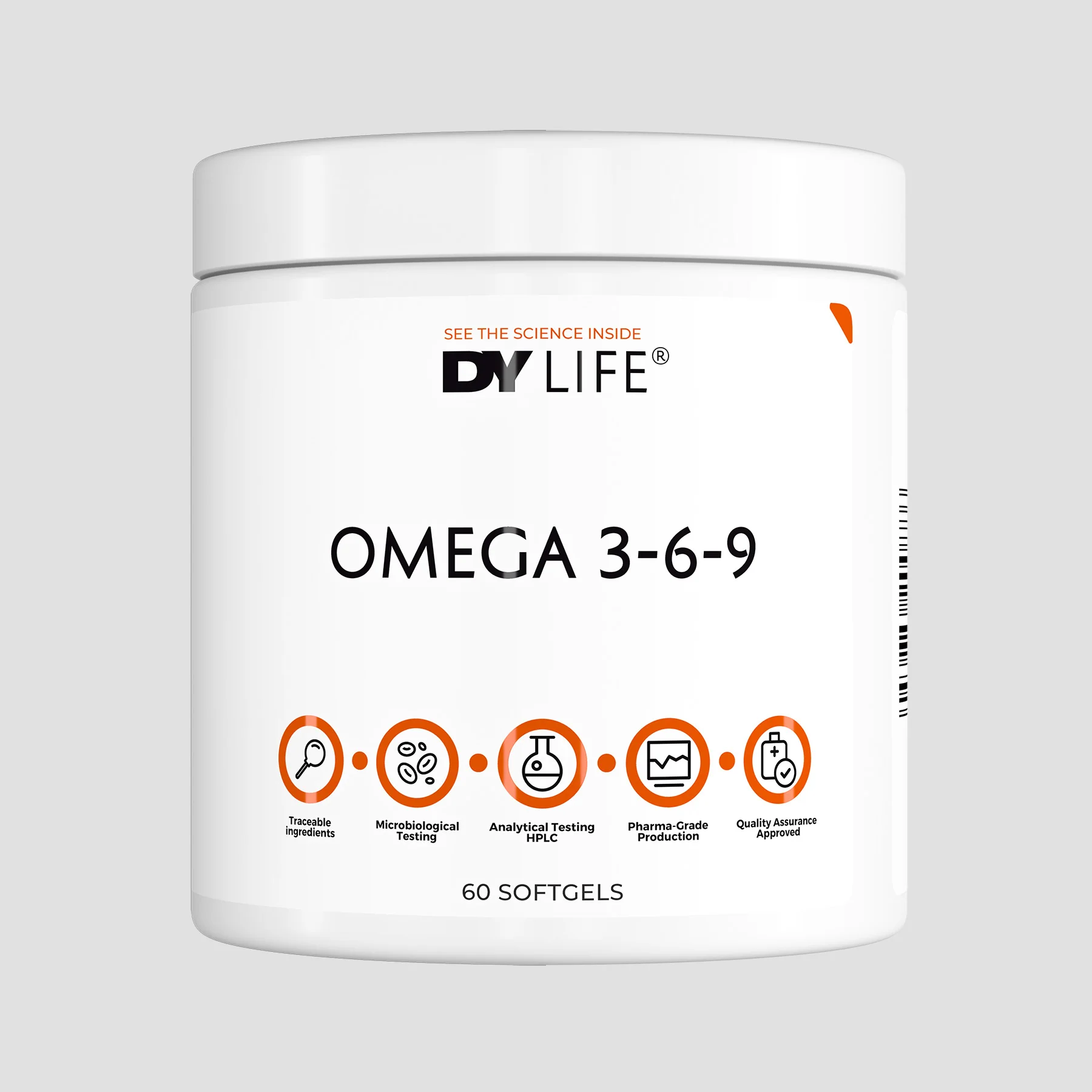 Omega 3 & Acizi grasi - Omega 3-6-9, DY Life, 60 de capsule moi, 20 de serviri