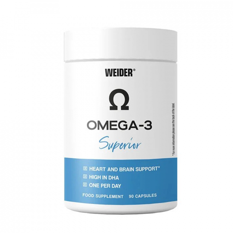 Omega 3 - Ulei de peste, Weider, Omega-3 Superior, 90 de capsule