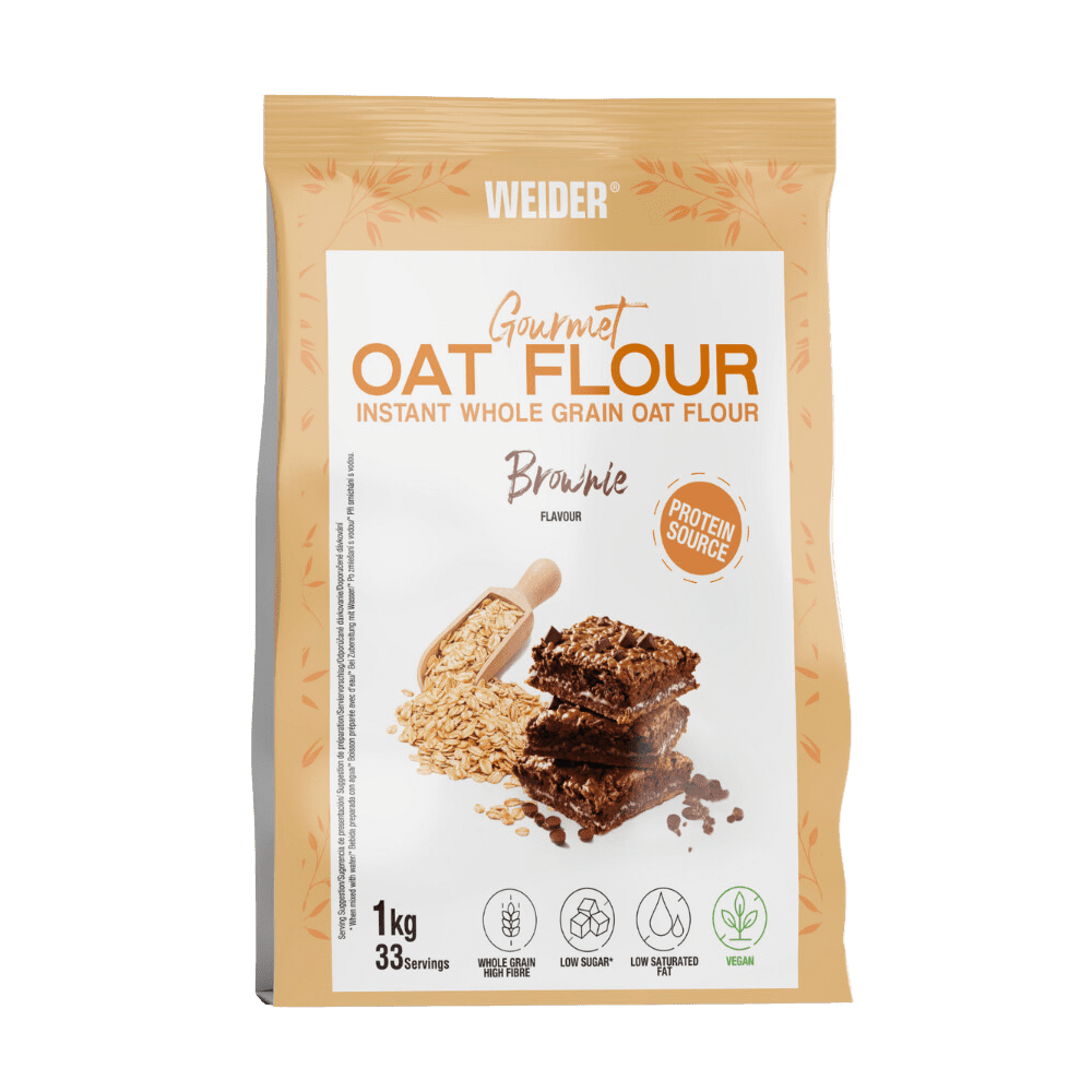 Mic dejun sanatos - Ovaz instant, Weider, Gourmet Oat Flour, 1kg, pudra