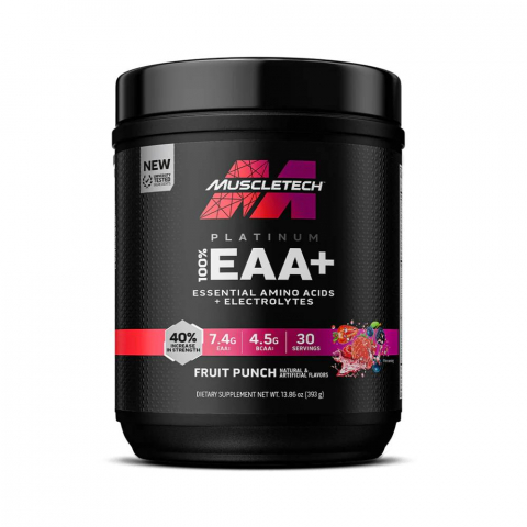 Aminoacizi - Aminoacizi esentiali, Muscletech, Platinum 100% EAA+, 399 de grame, pudra