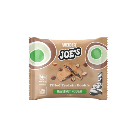 Batoane proteice - Prajitura proteica, Weider, Joe`s Filled Protein Cookie, 60 de grame