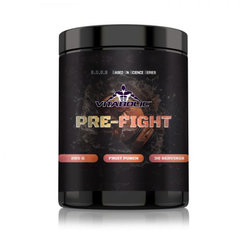 Cu cofeina - Pre-workout, Vitabolic, PRE Fight, 285 de grame, pudra