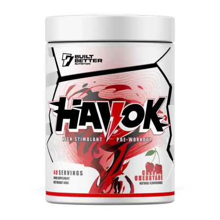 Nutritie sportiva - Pre-workout, Built Better Nutrition, Havok, 480 de grame, pudra