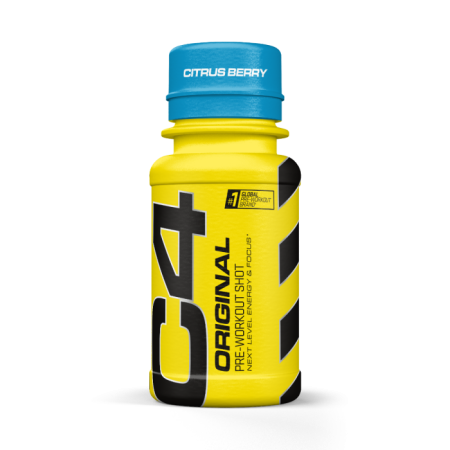 Cu cofeina - Pre-workout, Cellucor, C4 Original, shot de 60ml