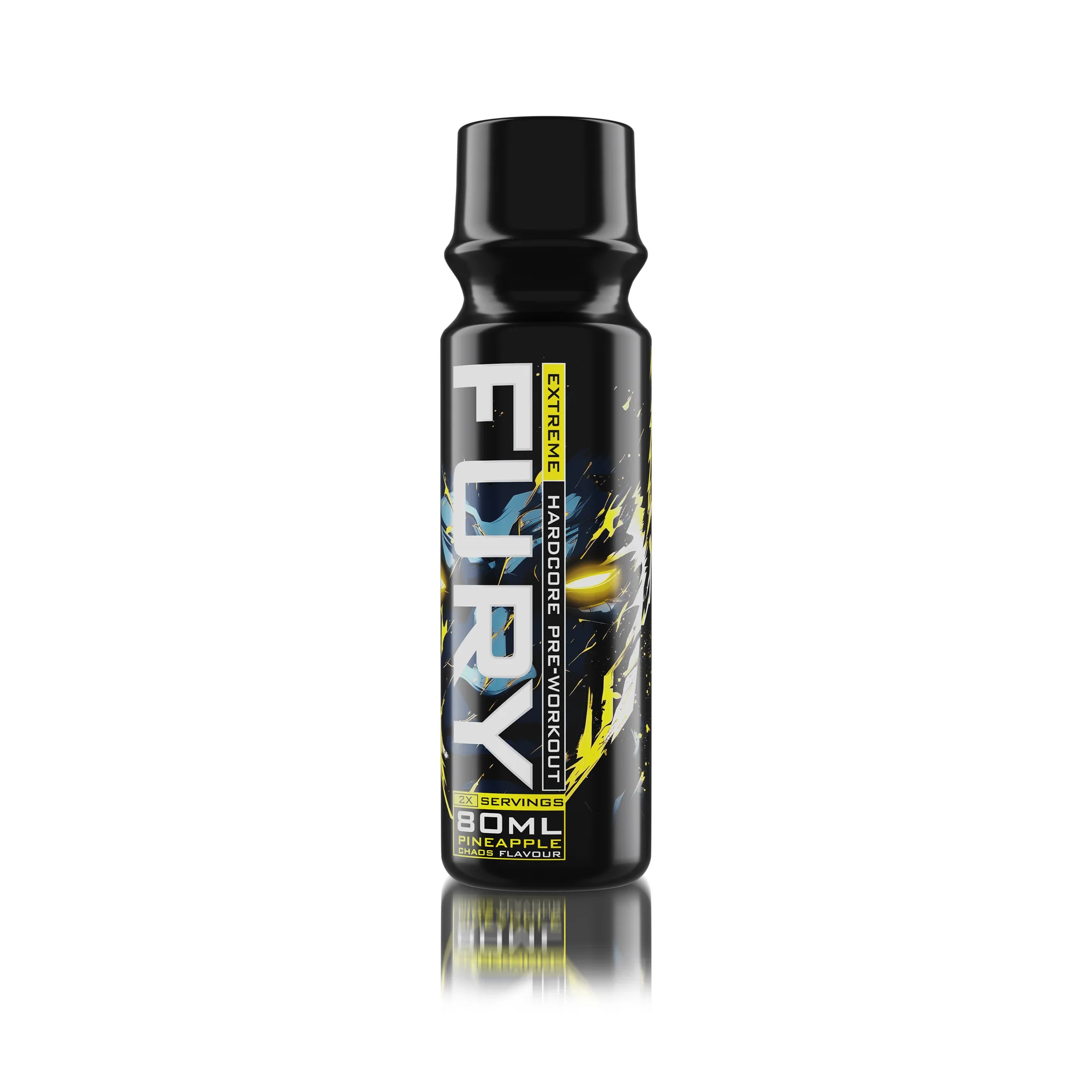 Pre-workout si performanta - Pre-workout cu cofeina, Genius Nutrition, Fury Extreme, Shot de 80ml