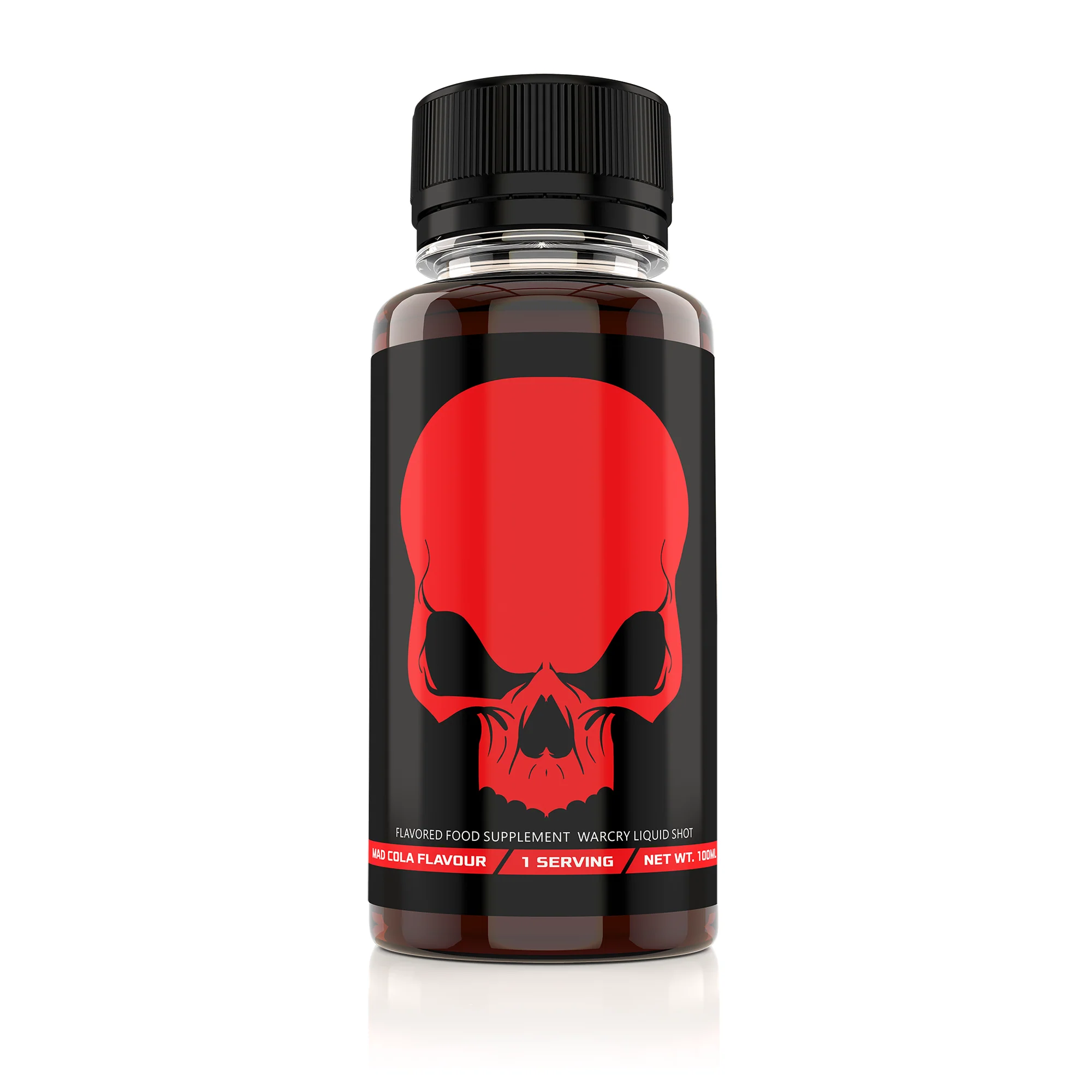 Pre-workout si performanta - Pre-workout cu cofeina, Genius Nutrition, Warcry, Shot de 100ml, o portie