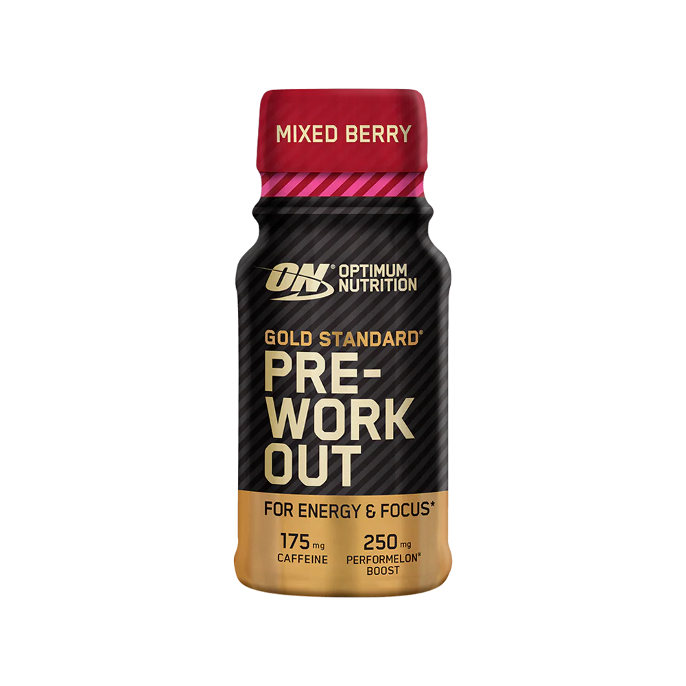 Pre-workout si performanta - Pre-workout cu cofeina, Optimum Nutrition, Gold Standard, shot de 60ml