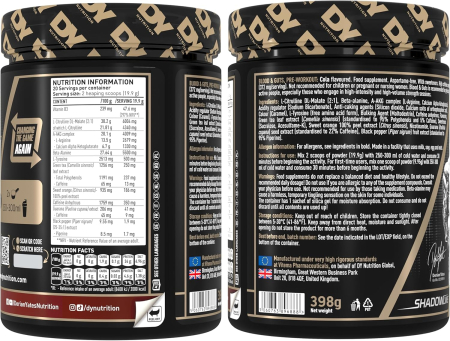 Pre-workout, DY Nutrition, Blood & Guts, 380 de grame, pudra [1]