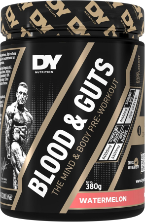 Pre-workout si performanta - Pre-workout, DY Nutrition, Blood & Guts, 380 de grame, pudra