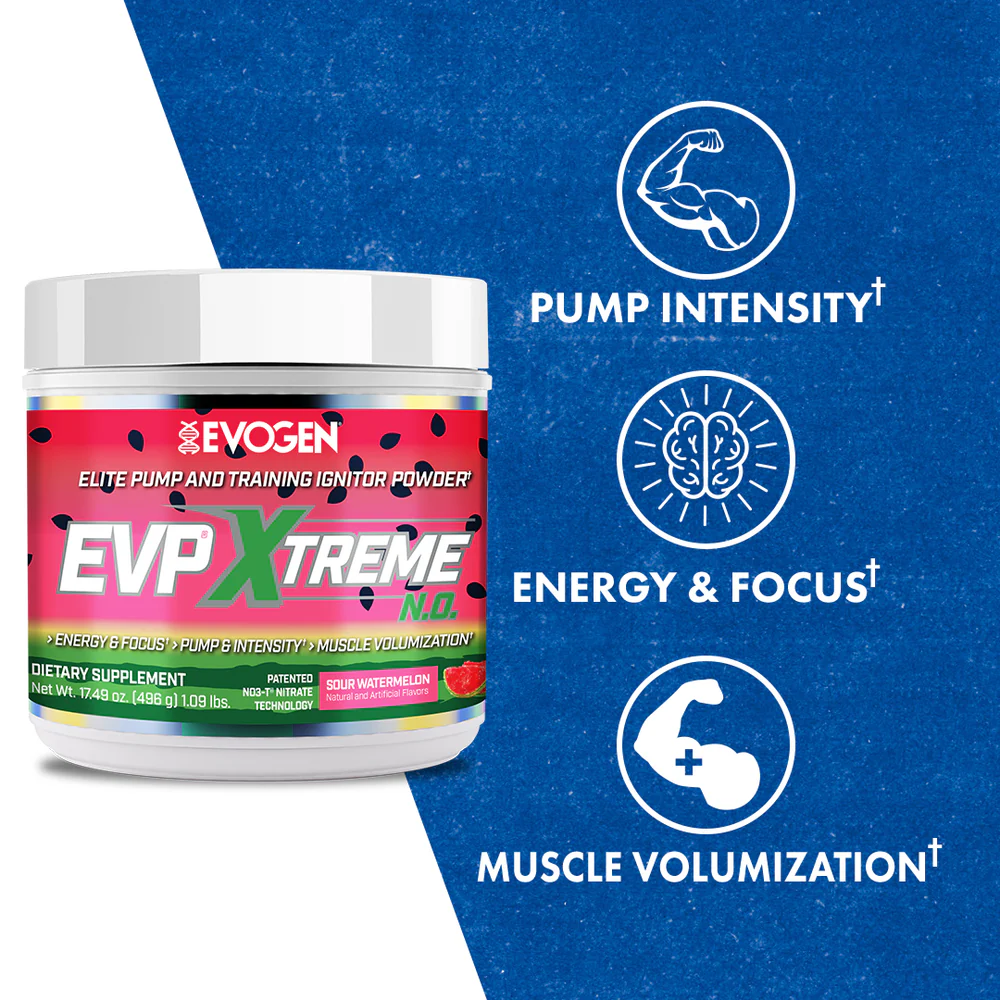 Pre-workout, Evogen, EVP Xtreme N.O., 480 de grame, pudra [2]