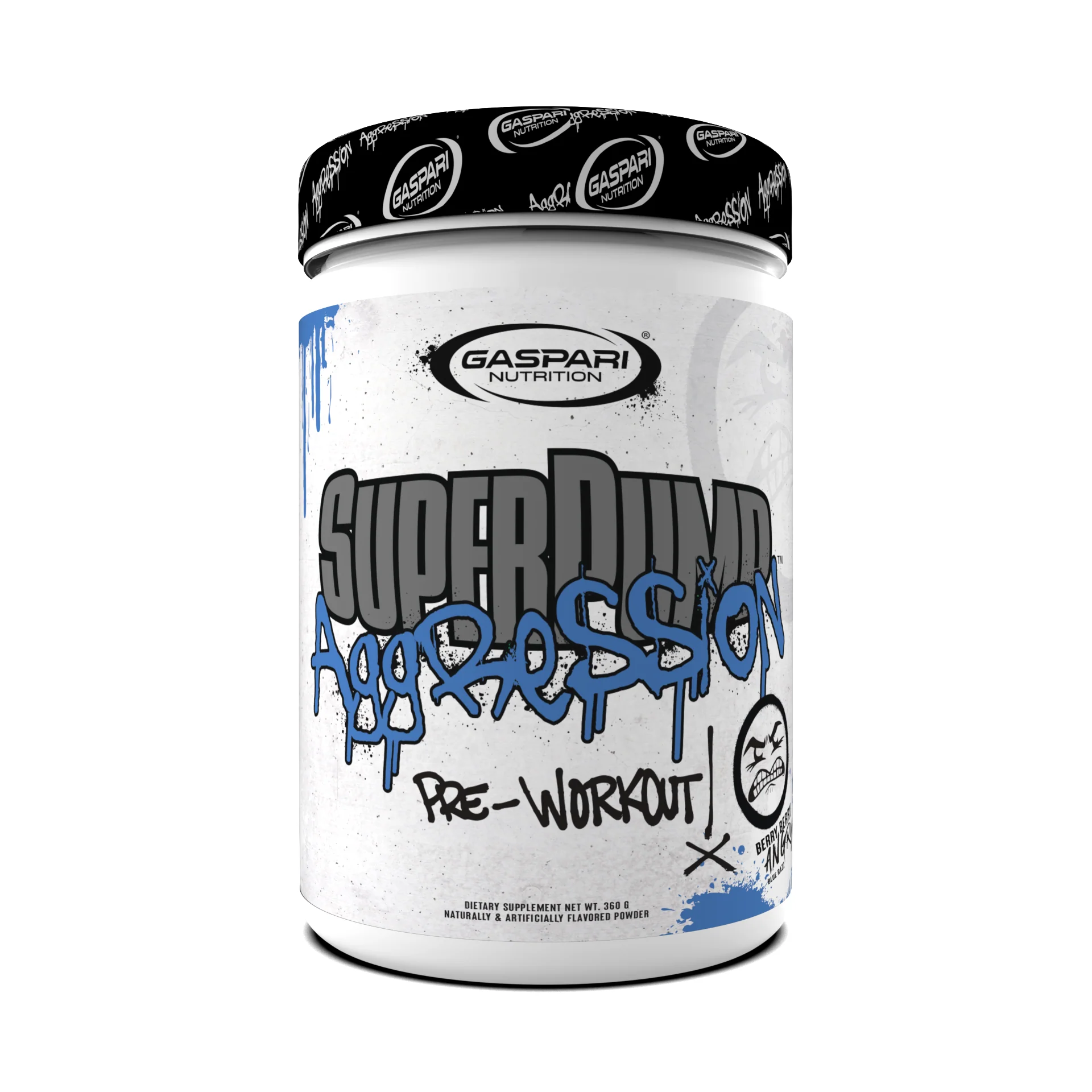 Pre-workout - Pre-workout, Gaspari Nutrition, SuperPump Aggression, 450 de grame, pudra