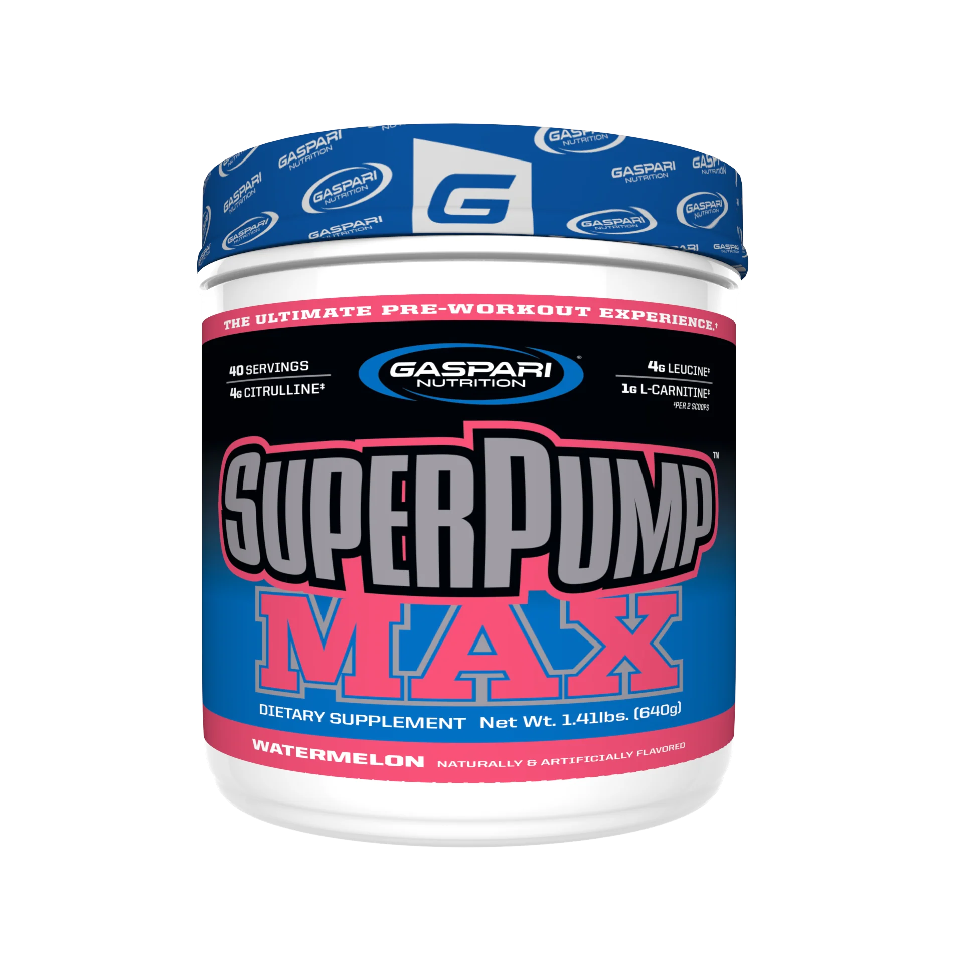 Pre-workout cu cofeina - Pre-workout, Gaspari Nutrition, SuperPump Max, 640 de grame, pudra