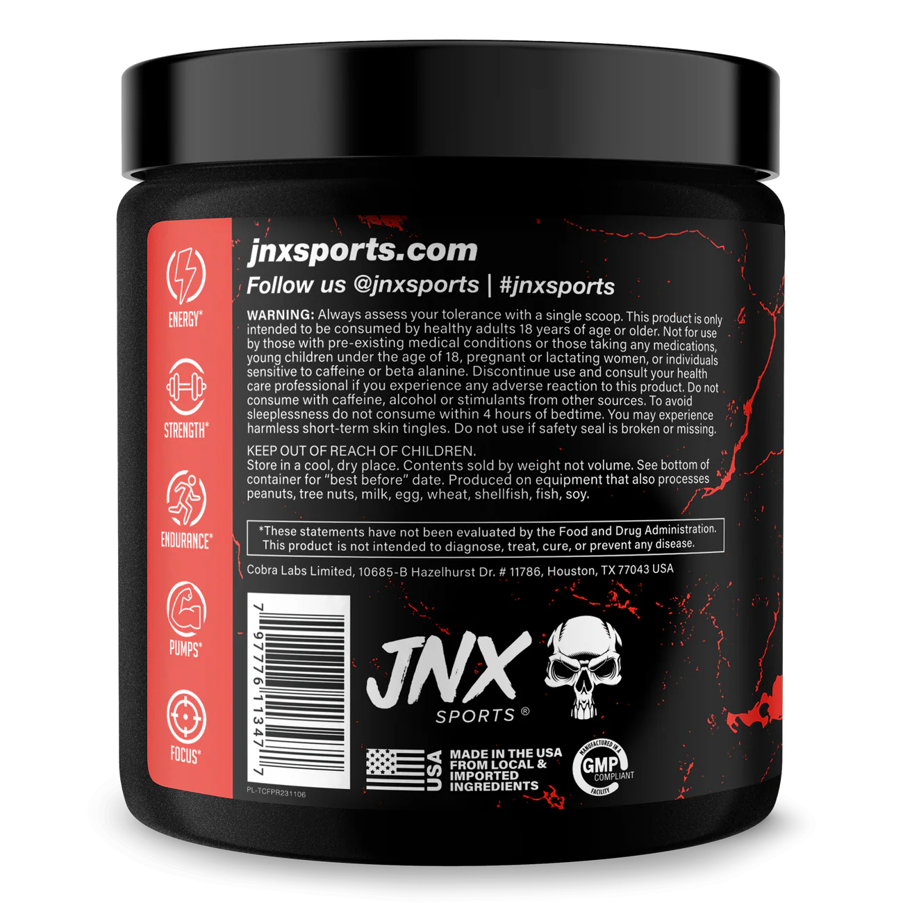 Pre-workout, JNX Sports, The Curse, 250 de grame, pudra [2]