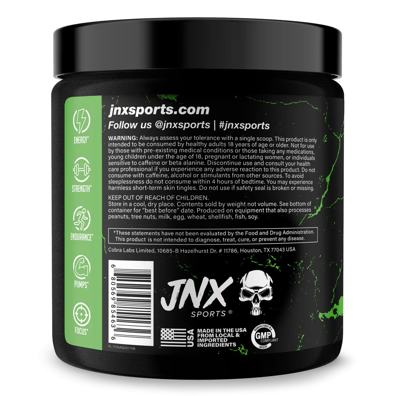 Pre-workout, JNX Sports, The Curse, 250 de grame, pudra [2]
