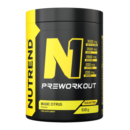 Pre-workout si performanta - Pre-workout, Nutrend, N1, 510 grame, pudra