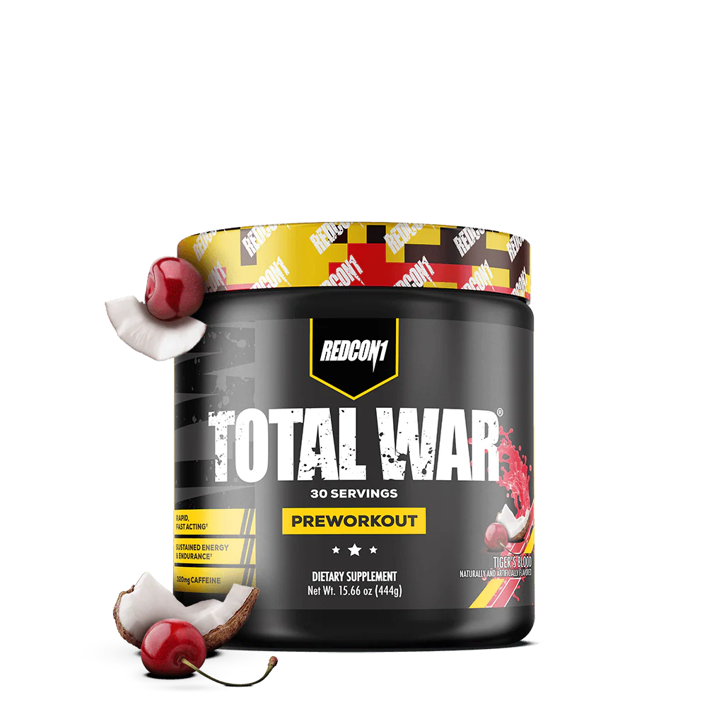 Cu cofeina - Pre-workout, Redcon1, Total War, 426 de grame, pudra