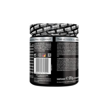 Pre-workout, Weider, Total Rush 2.0, 375 de grame, pudra [1]