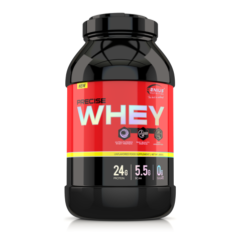 Nutritie sportiva - Proteina din zer, Genius Nutrition, Precise Whey, 2kg, pudra proteica