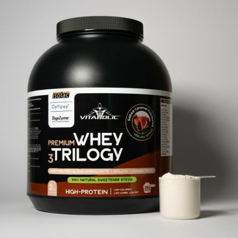 Blend de proteina, Vitabolic, Premium Whey Trilogy, 2Kg, pudra proteica [3]