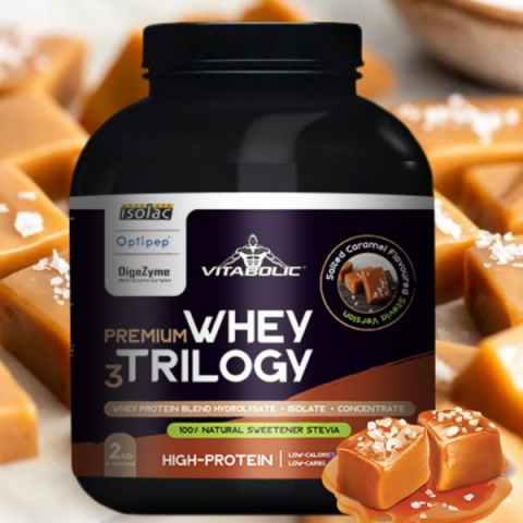 Blend de proteina, Vitabolic, Premium Whey Trilogy, 2Kg, pudra proteica [2]