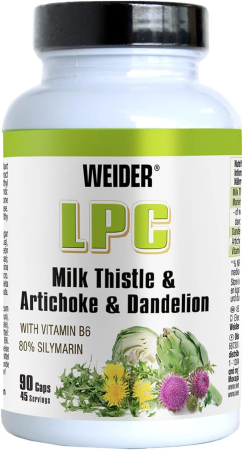 Vitamine si minerale - Protector hepatic, Weider, LPC, 90 de capsule
