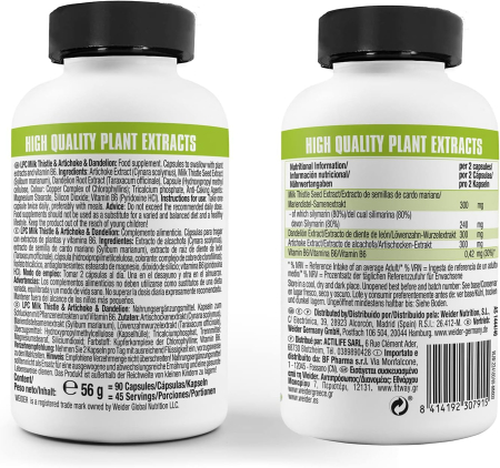 Protector hepatic, Weider, LPC, 90 de capsule [1]